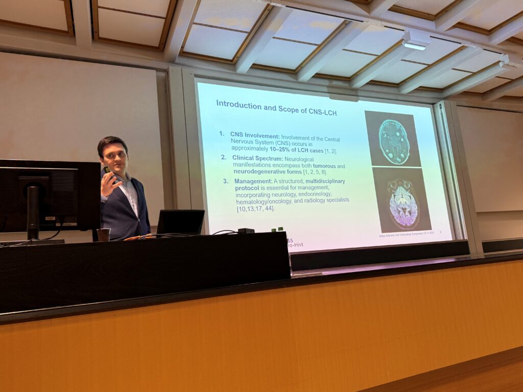 Dr. med. Anton Schmick gab einen bereiten Überblick über die unterschiedlichen neurologischen Erscheinungsformen histiozytärer Erkrankungen